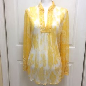 Beautiful sheer embellished top